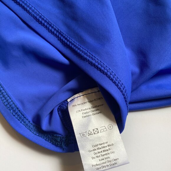 Salt Gypsy Turtleneck Rashguard In Electric Blue - Picture 5 of 7